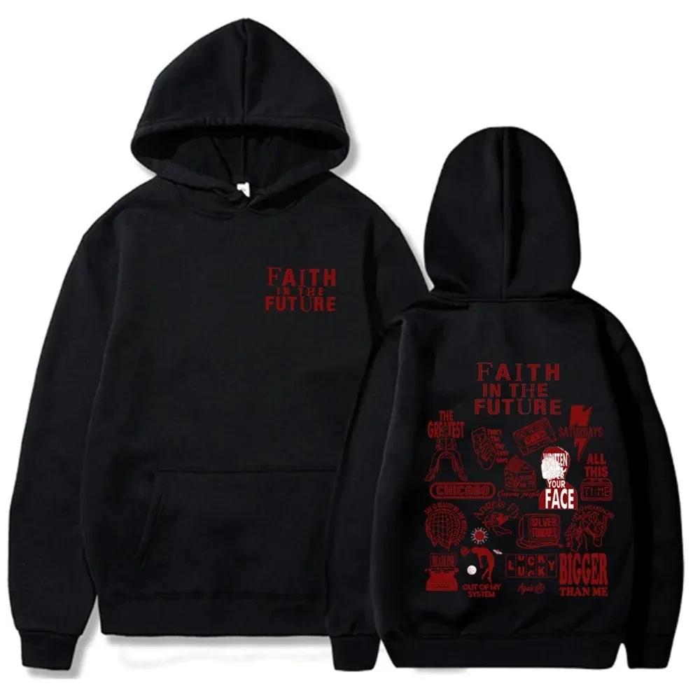 Man Woman Hip Hop Hoodies for Fans Faith In The Future Album Series World Tour Hoodie