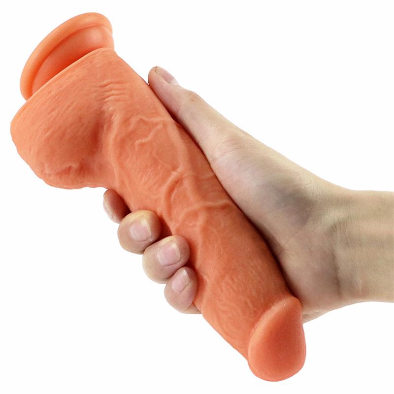 Adult Erotic Sex Products Female Masturbation Device Manual Thrusting Simulation Penis Silicone Thick Soft Fake Penis