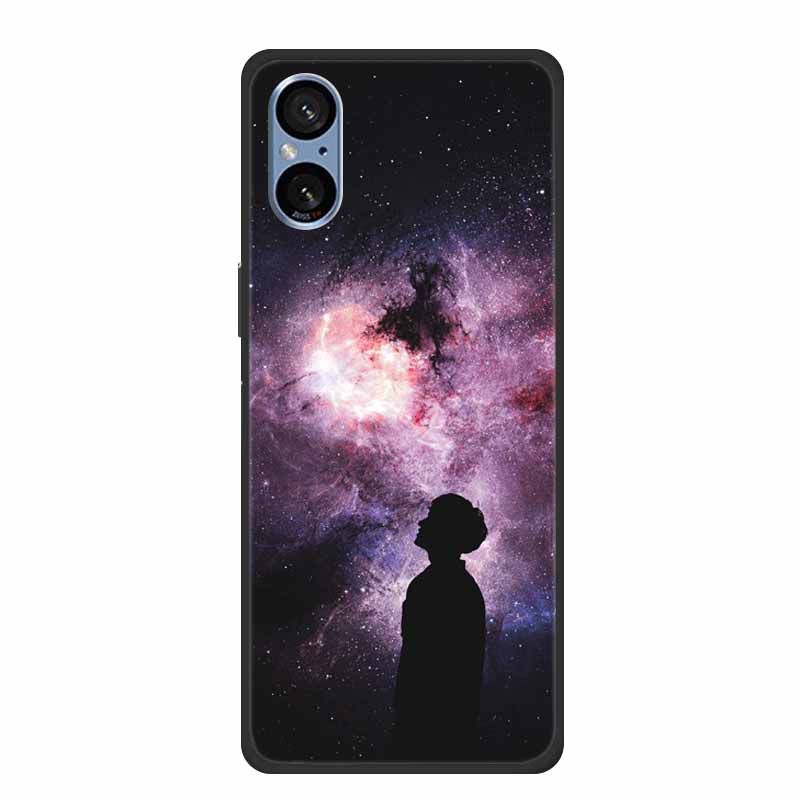 Coole Silikonhülle für Sony Xperia 5 V Hülle Gedruckte Mode Weiche Rückseite für Sony Xperia 5V Hülle Schutzhülle Gedruckte Schalen
