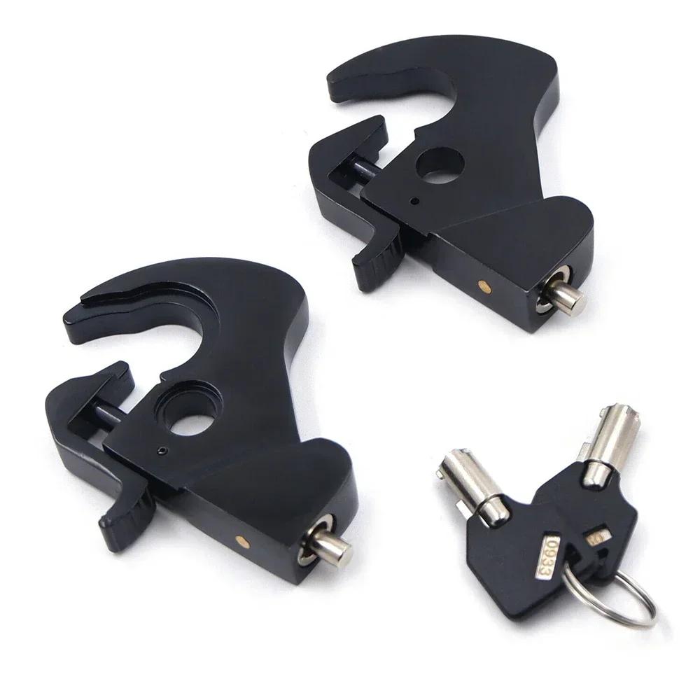 Detachable Locking Latch Kit For Harley Touring Sissy Bar Luggage Rack 1984-2024 Motor Parts Chromed