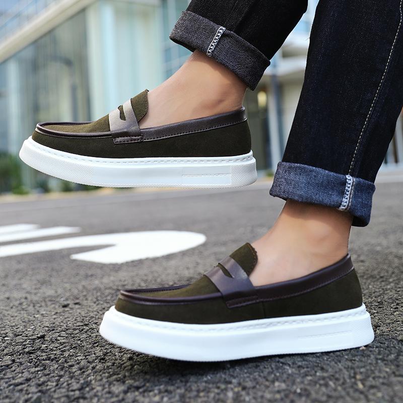 Fashion Male Breathable Slip-on Mens Walking Shoes Comfortable Loafers Moccasins Lightweight Men Casual Shoes Fashion Male Lazy Shoes
