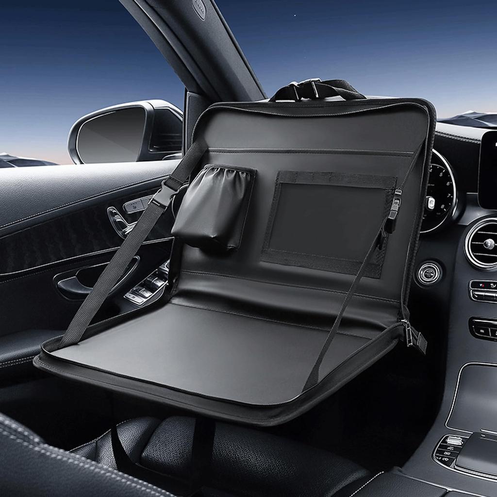 HARUMAKI Steering Wheel Car Seat Table with Adjustable Keeps the Table Folds Suitable for Kei Convenient for and Studying in the Easy to Easy to