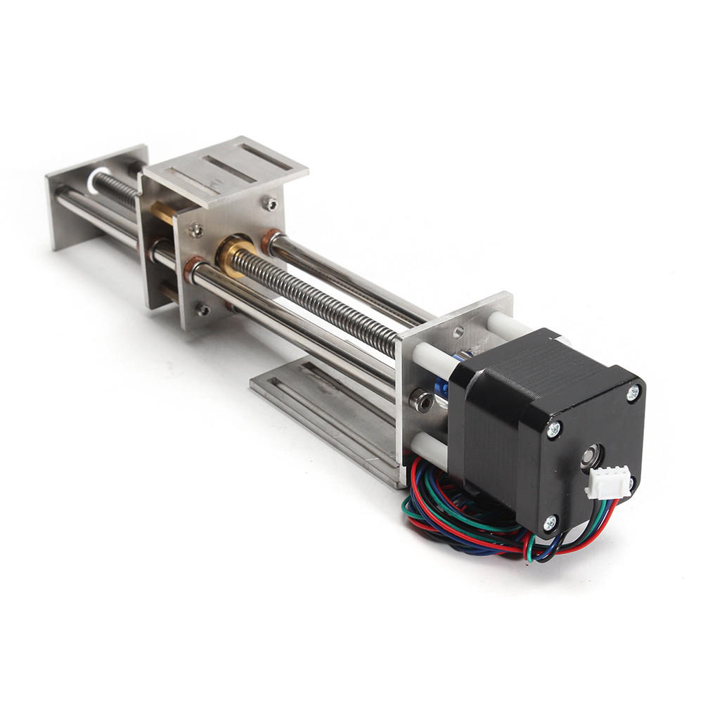 Funssor 1pcs  CNC Z Axis slide Linear Motion kit  50mm/150mm Slide Stroke with NEMA17 Stepper Motor For Reprap Engraving Machine