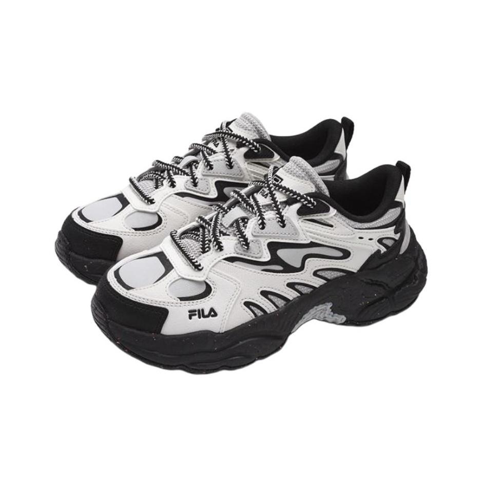 Fila Fern Versatile Comfortable Low-Top Dad Shoes Women Sneaker White Black F62W541197FSV