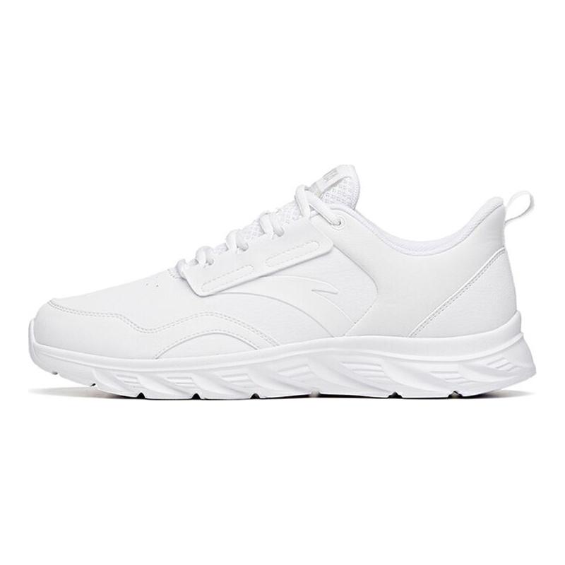 Anta Casual Shock Absorbing Non-Slip Wear-Resistant Breathable Low-Top Running Shoes Men sneaker White 912045524-4