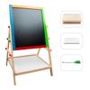 Kids Chalkboard & Magnetic Dry Erase Board And Chalkboard Paint Storage Tray There Are Black And White Sides Kids Toys Gift
