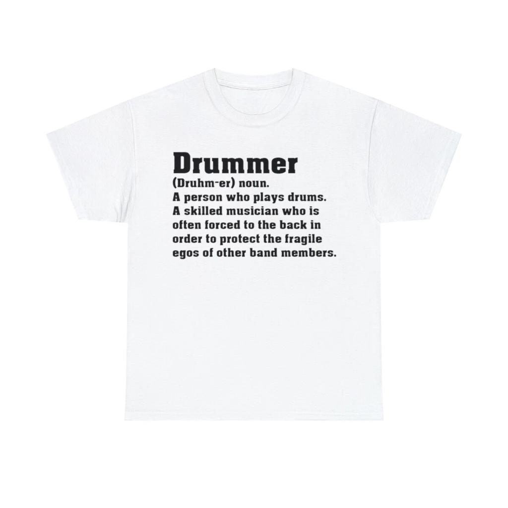 Definition eines Schlagzeugers Schwarz Kurzarm T-Shirt