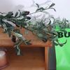 88CM Simulated Olive Leaf Plant Handmade Fake Olive Tree  Office Desktop Decoration