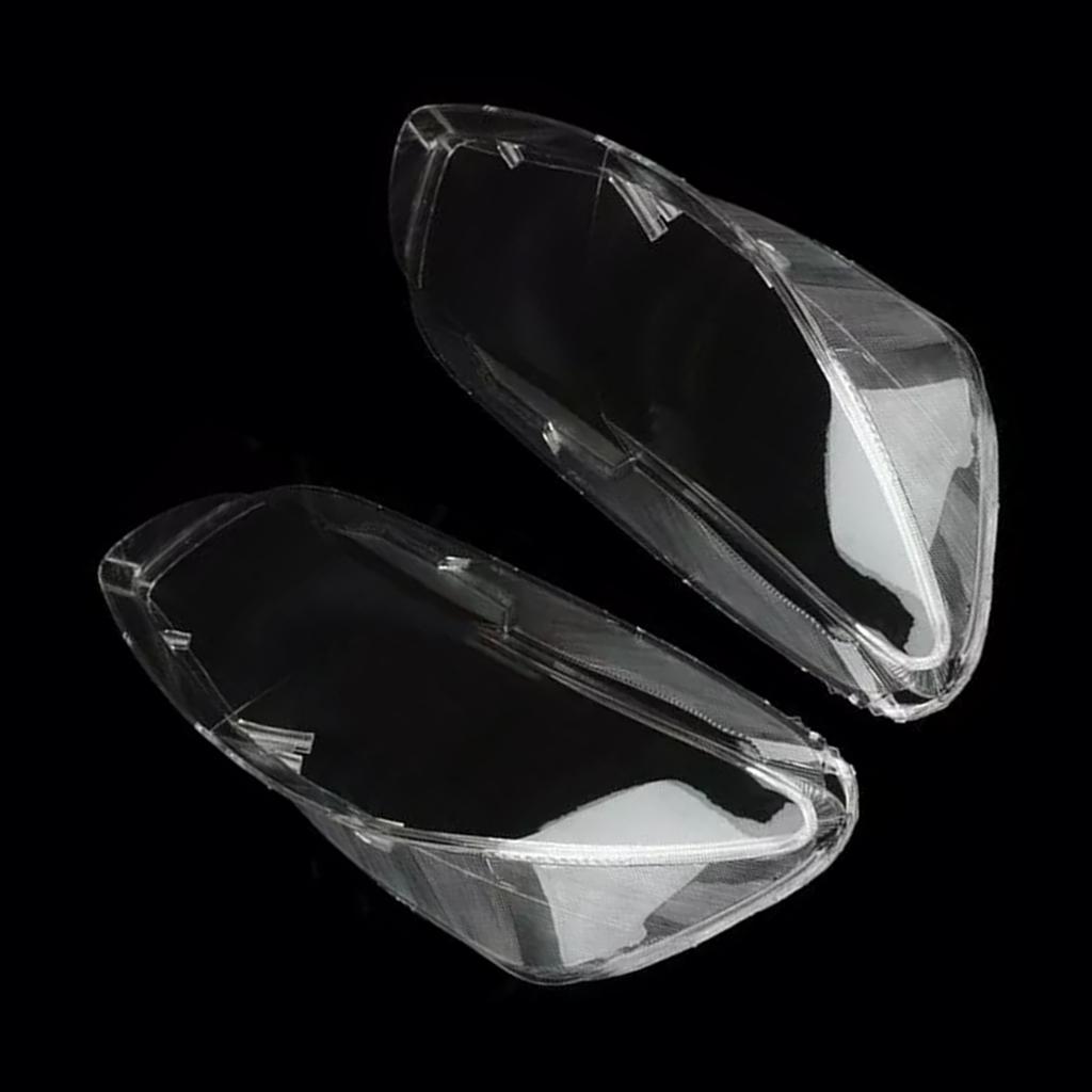 2PCS Front Headlight Lens Cover LampShade L&R ADP10786301S For Mazda 6 2003-2008