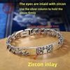 Domineering Simplicity Charm Tiger Totem 925 Silver Original Certified Bracelet Luxury Gift Men and Women Punk Bangle