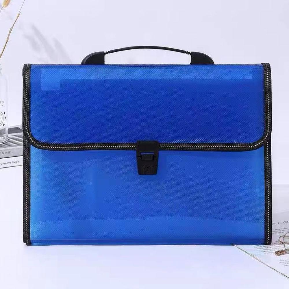 1PC twill portable accordion bag, 13 layers of large-capacity folders, easy to classify and store files.