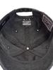 Emelbi Varsity Vintage Cursive Stitch Unstructured Ball Cap Ny (Charcoal Grey)