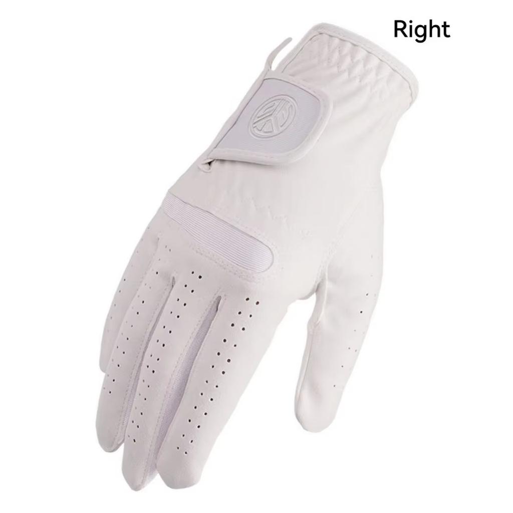 Sheepskin Men's Sports Golf Glove Breathable Single Leather Golfing Glove -Resistant Maximum Grip Golf Gloves