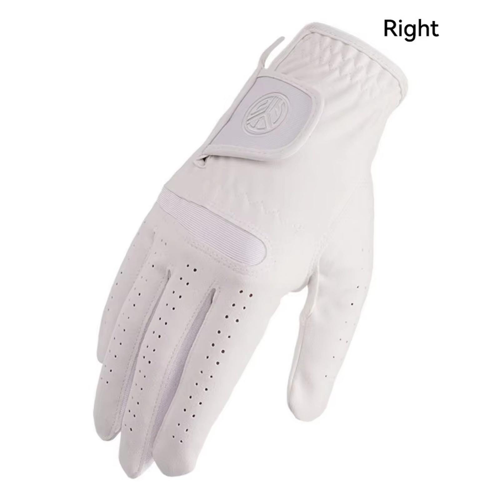 

Sheepskin Men s Sports Golf Glove Breathable Single Leather Golfing Glove -Resistant Maximum Grip Golf Gloves XL