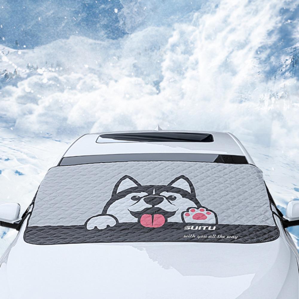 Cartoon Front Window Frost Blanket Anti-frost Car Accessories New Heat-insulating Cover Frost