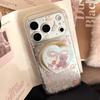 Cute Teddy Bear Magnetic Phone Case for iPhone 16, iPhone 17, and iPhone 17 Pro Max
