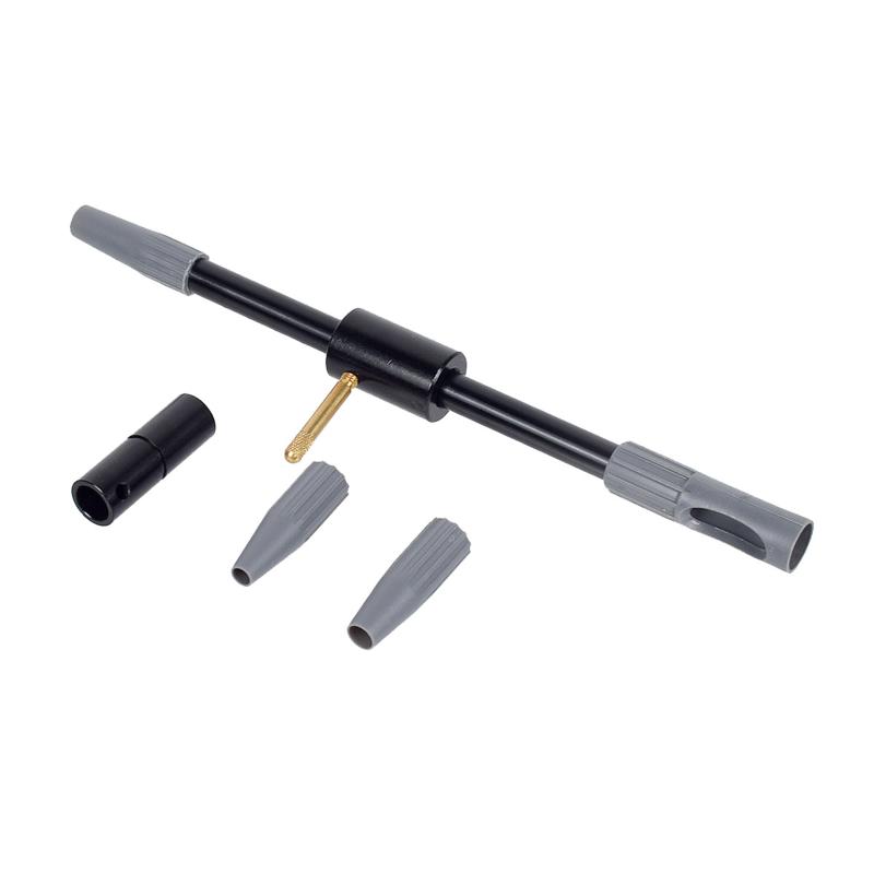 1Set Tactical Universal 17Cal .22Cal .30Cal Gun Bore Guide Cleaning Rifle Brush Clean Kit Hunting Accessories