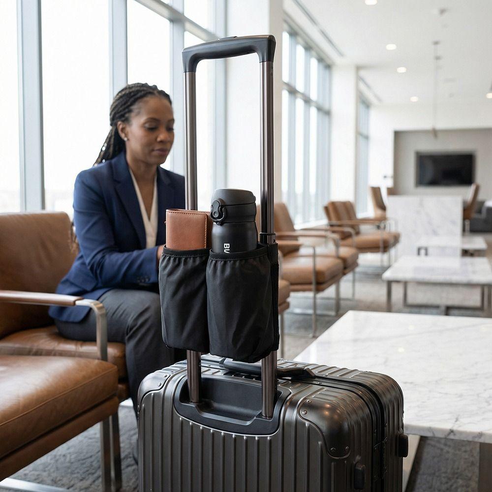 Hands-Free Design Suitcase Drink Bag Portable Storage Travel Drink Carrier  Travel Essentials