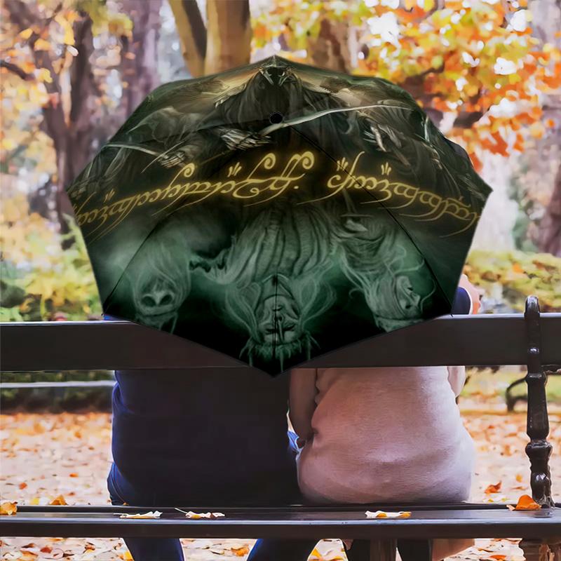 Hobbit Smaug Annual Folding Umbrella Durable Suitable For All Seasons Gift Umbrella Travel