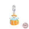 Copper Autumn Guardian Pumpkin and Scarecrow Pendant Charm Compatible With Authentic Charm Bracelets Women Do It Yourself Jewellery Gift