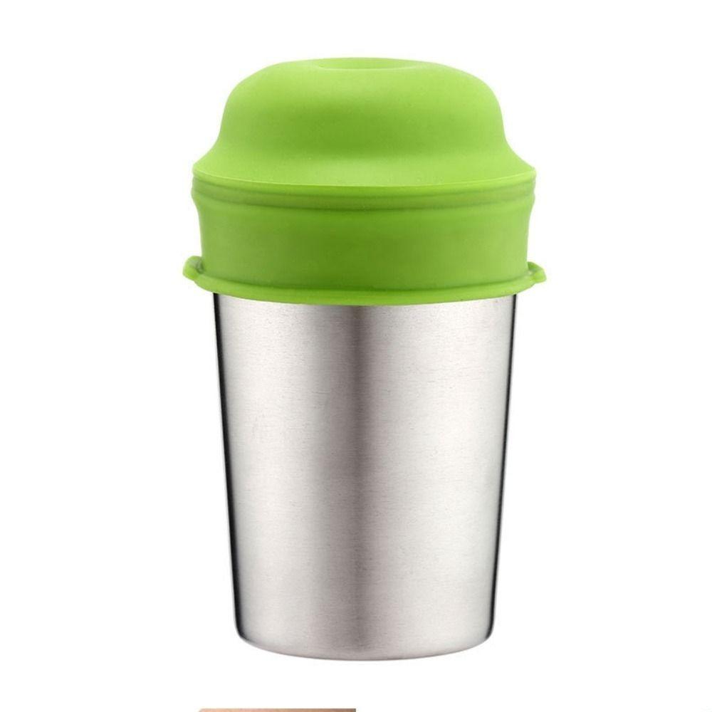 Spill-Proof Silicone Sippy Cup Lid With Straw Hole Straw Cup Cover Wear-resistant Mason Jar
