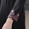 2026 Stylish Patchwork Lapel Dress for Middle-Aged & Elderly Women - Slimming Midi for Spring & Autumn