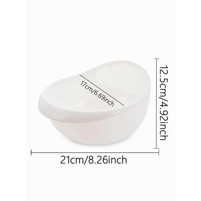 Colador Tazón De Arroz Escurridor Frutero Cesta De Drenaje De Lavado Con Asa Cesta De Lavado Organizador De Cocina Para El Hogar