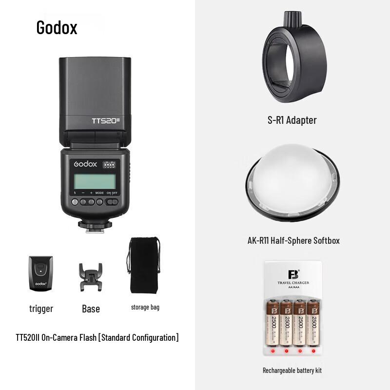 Godox TT520III External Camera Flash Kit
