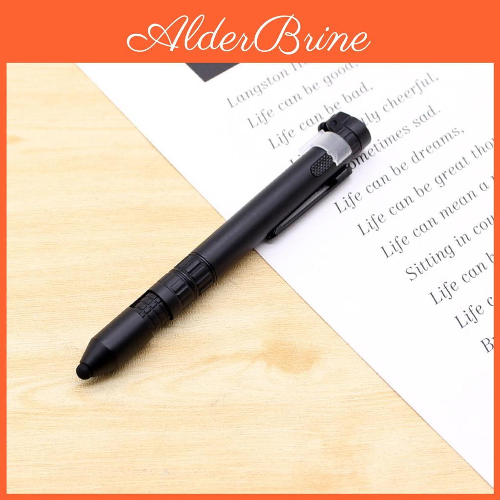 1 Ballpoint In Multifunctional 5 Pen Multitool Pen With Compasses Led Light Touchscreen Pen Screwdriver And Phone Holder
