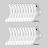 10 Pair Black and White  Embroidered Lightning Men's and Women's Solid Color Medium Socks Thin Soft Sports Neutral Couple Sock