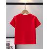 Kids Swimming Theme Print T-Shirt Fashion Sports Style Children Short Sleeve Top Summer
