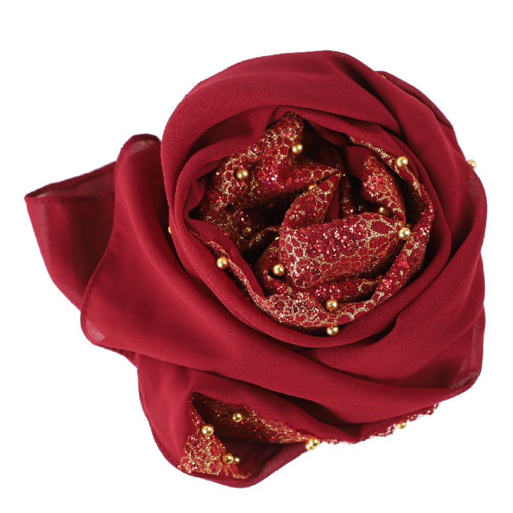 Căciulă Islamică Hijab Turban Căciulă Șal Șifon Respirabil Turban Eșarfă Stil Indian din Orientul Mijlociu Acoperământ de Cap Stolă Musulmană Protecție UV Rezistentă la Vânt Acoperire Cap