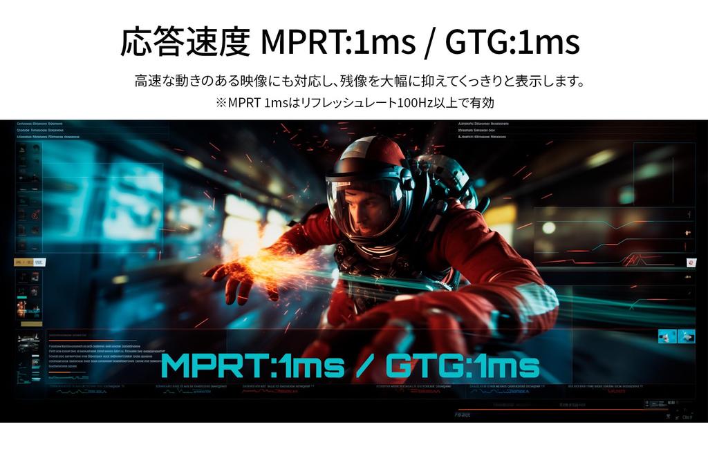 JAPANNEXT FAST IPS Panel Gaming Monitor Full HD 23.8-inch JN-IPS238G200F2, 200Hz/1ms (GTGOD/MPRT) Support, (1920x1080) Resolution, HDMI, DP, HDR,