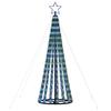 LED Christmas Tree 275 LEDs Blue 180 cm