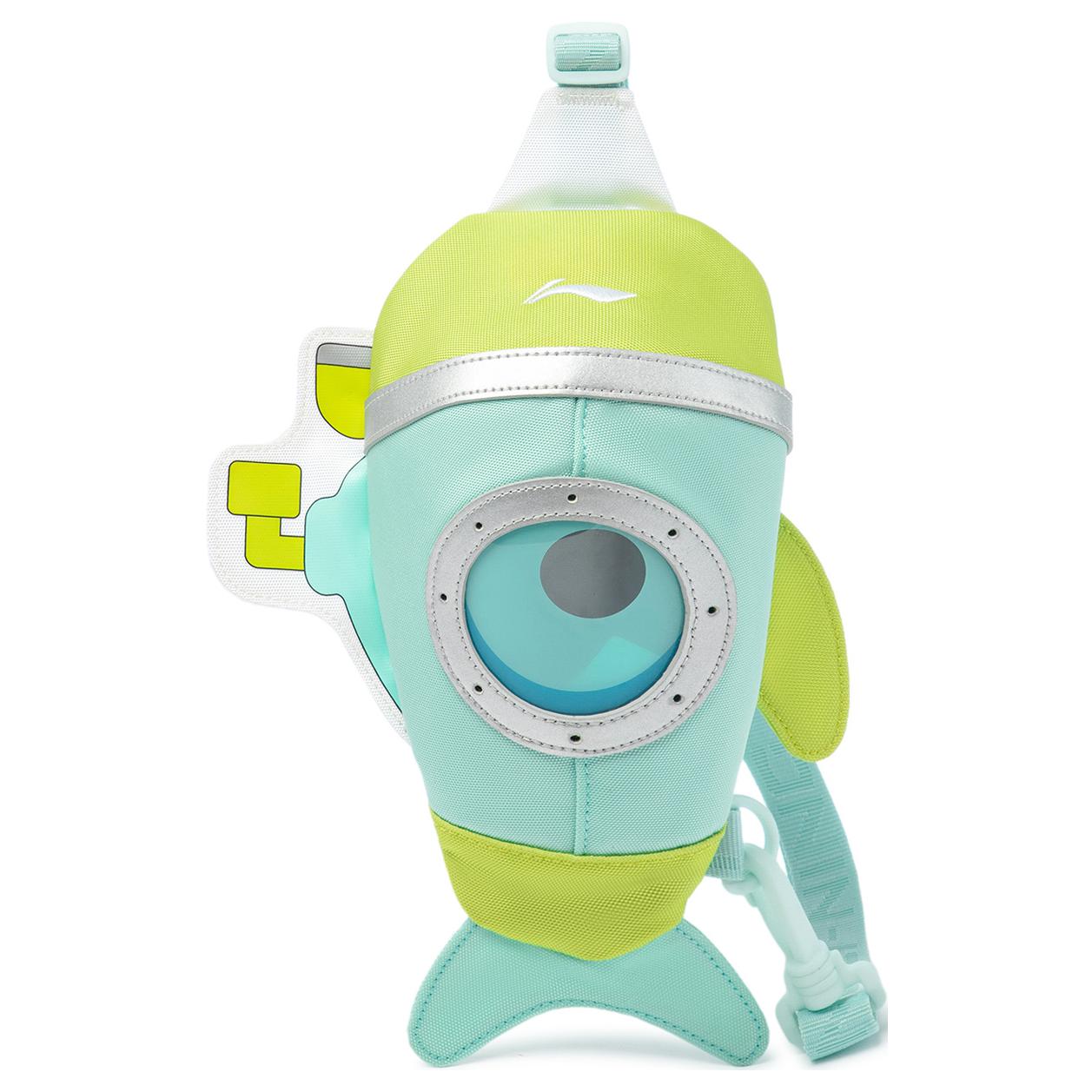 Li Ning Kids Sports Lifestyle Series Fashion Casual Trendy Crossbody Chest Bag Kids Bags YBDU029-1 Azure