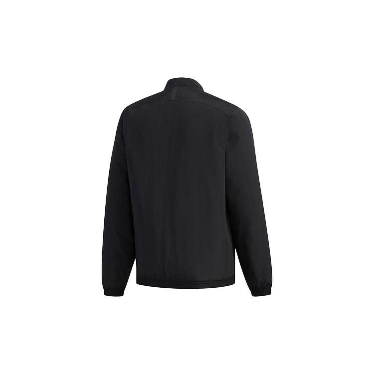 adidas Jackets Men's Black Stand Collar Thickened Pilot EH4954
