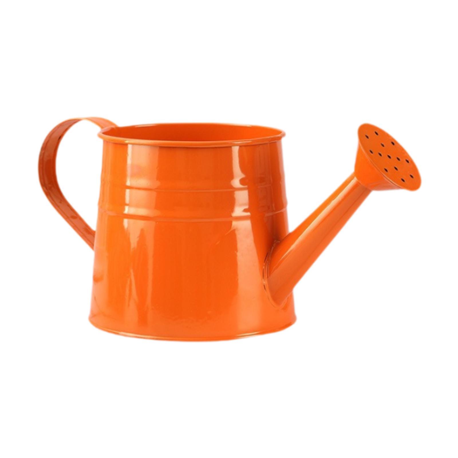 

Watering Can for Indoor Outdoor Plants Household Easy to Use Sprinkling Kettle for Bonsai Farmhouse Courtyard Flowers Farm оранжевый