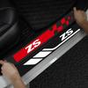 4pcs Car Door Sill Protector Carbon Fiber Sticker Anti Scratch For ZS Car Accessories