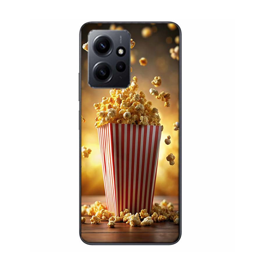 Food Fries Beer Cheese Sushi Cookie Phone Case For Redmi 12 13C 12C 15C 9 10 10C Note 13 Pro Plus 14 15 Pro 9T 9C 9A TPU Soft Co