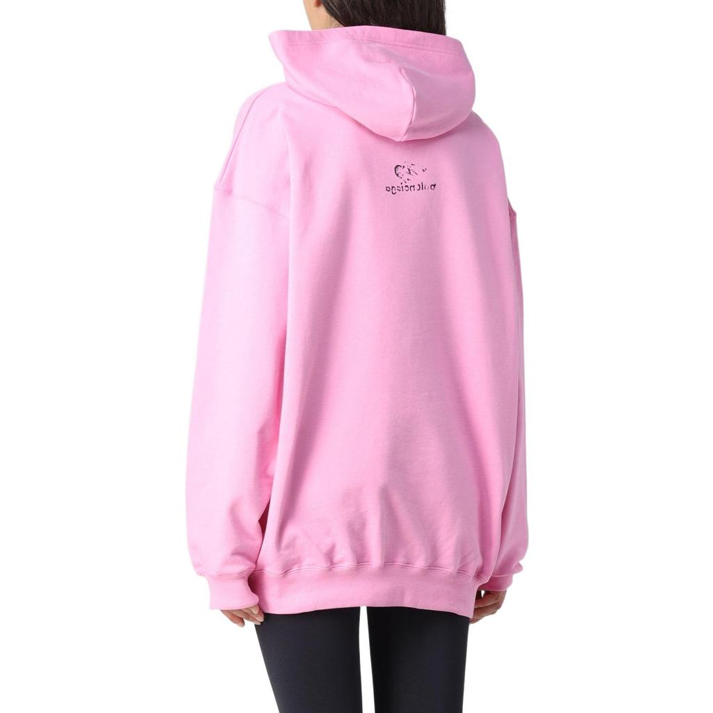 Balenciaga FW22 Sweatshirt Regular Fit Women's Pink 578135TNVH21401