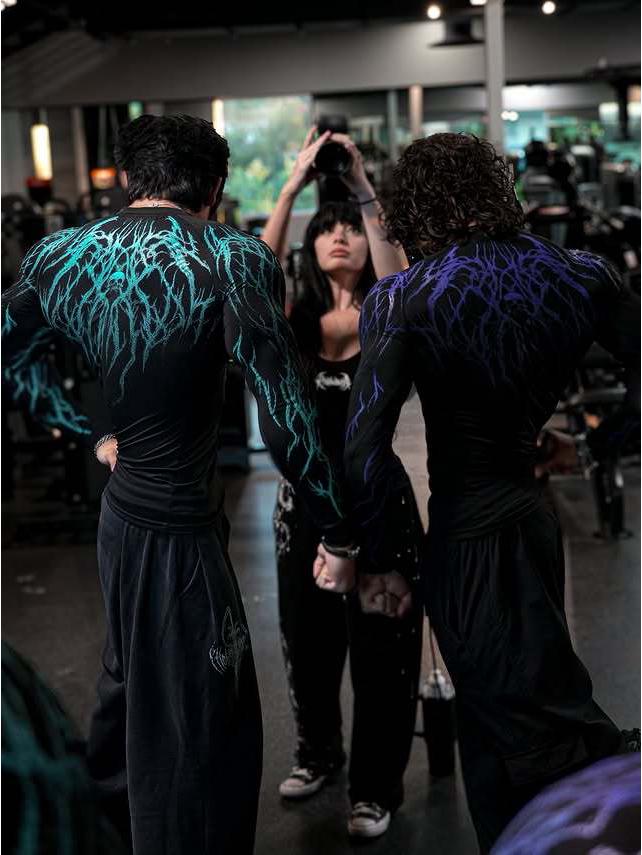 Breathedivinity 2025 Venom Fitness Schnelltrocknendes Unisex Langarm Kompressionsshirt