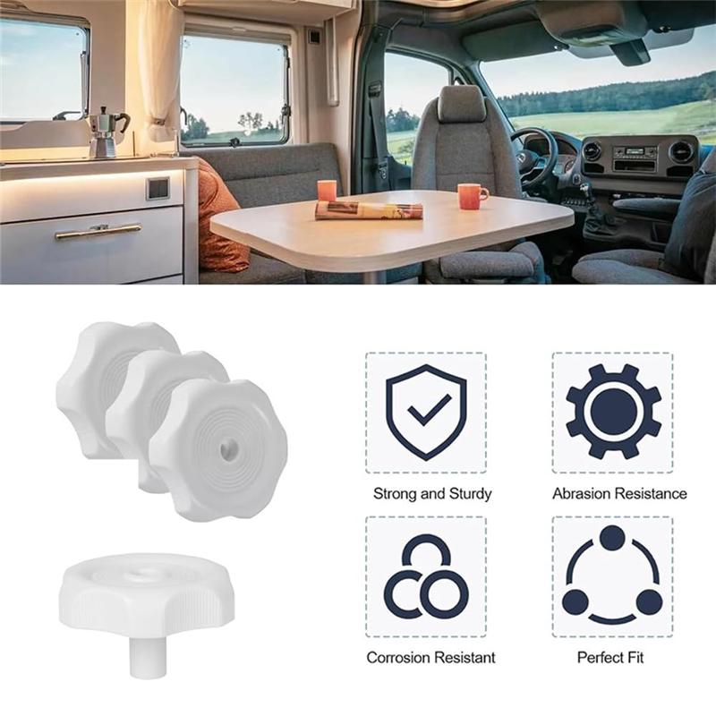 A95I-RV Window And Vent Knobs 2-1/4 Inch Diameter, Crank& Latch Replacement Parts Easy Operation