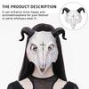 Halloween Skeleton Goat Horror Masks Skull Horror Demons Cosplay Dance Prom Carnival Party Props Roleplay Animal Mask for Adults