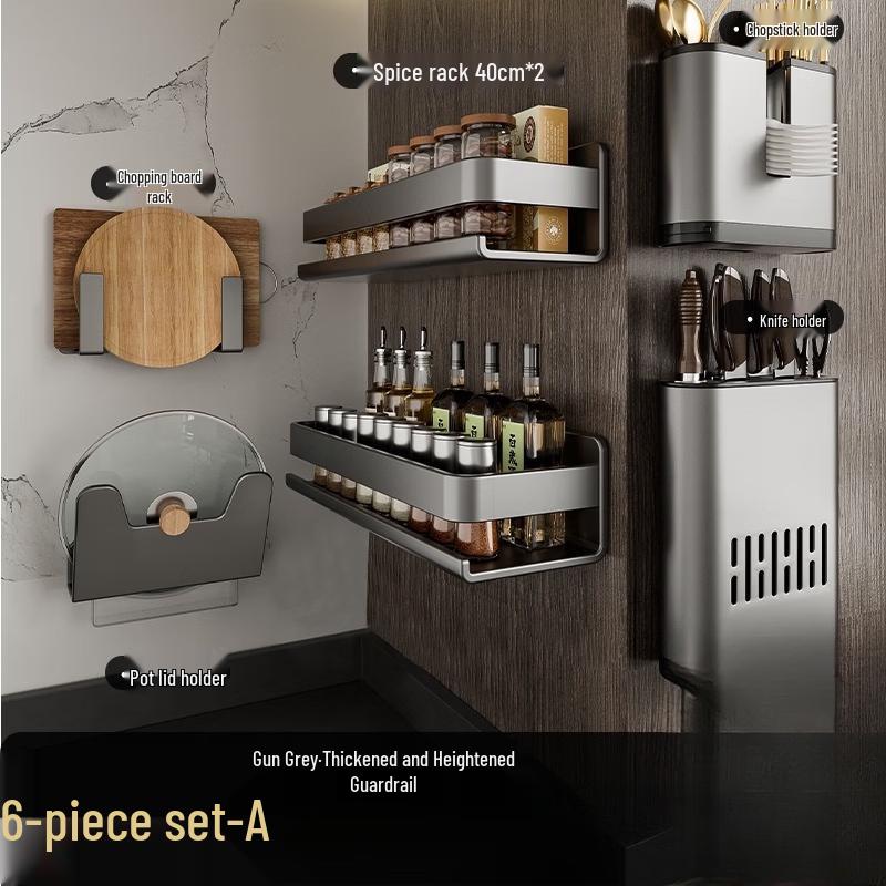 YouShu Wall-Mounted Kitchen Storage Rack