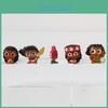 Series Pvc Moana Action Figures Model Toys Cartoon Desktop Gifts Decoration