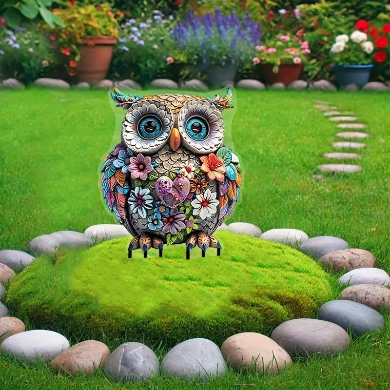 Acrylic Green Nature Muse Meditation Statue Outdoor Lawn Decorative Insert Garden Decorative Props