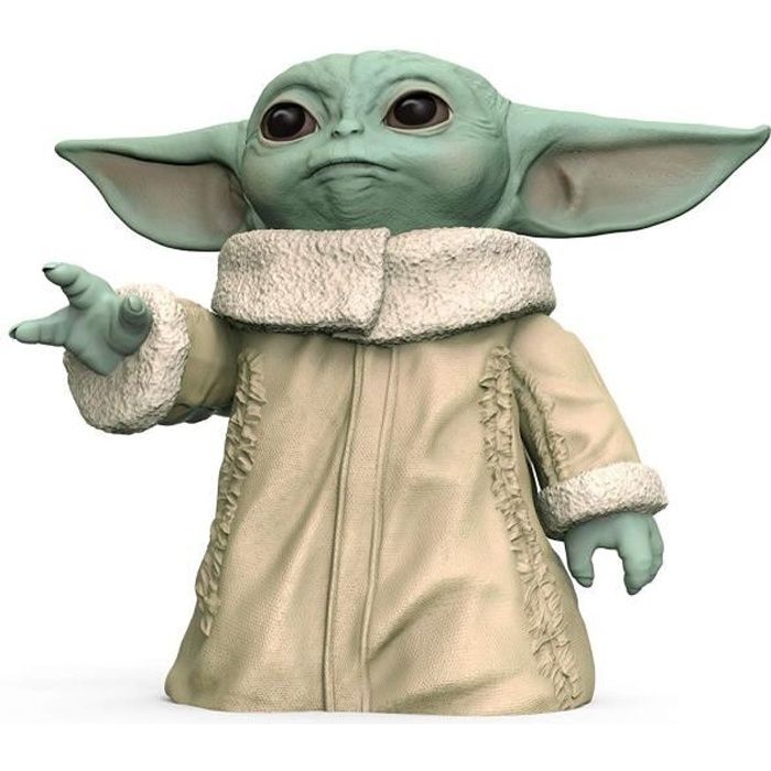 Statua il bambino da 16,5 cm - star wars the mandalorian - hasbro - articolata e parlante beige