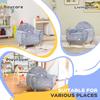 Kids Armchair, Glow In the Dark Chair with Star Design for Bedroom, Playroom, Kids Room, Grey
