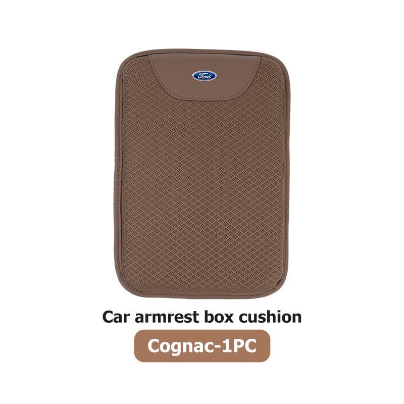 YYQO6 For Ford Universal Ice Silk Car Mounted Armrest Pad Central Armrest Box Height Increasing Pad ST Racing Performance Focus Mk2