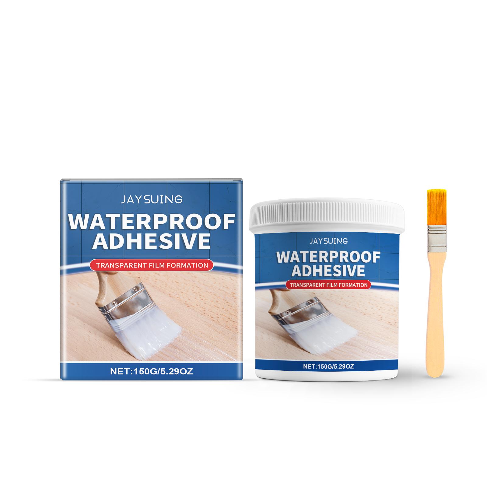 

Jaysuing Waterproof Adhesive Transparent Waterproof Sealant for Exterior Walls, Roofs, and Tile Repairs 150g